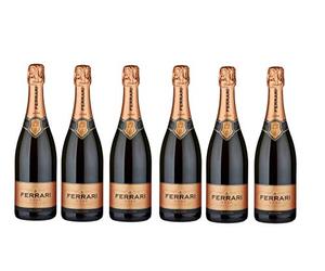 Ferrari Rosé Metodo Classico Trentodoc [ 6 Bottiglie x 750ml ]