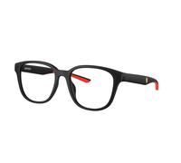 Ferrari Scuderia Unisex FZ8015U 504 Montature da vista Iniettato Nero Trasparente Rotonda Normale