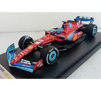 MODELLINO AUTO STATICO LOOKSMART FERRARI F1 SF24 LECLERC MIAMI GP 2024 1/43