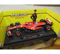 FERRARI SF.24 WINNER MONZA 2024 #16 LECLERC scala 1/18 BURAGO ( senza sconto )