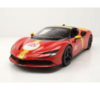 Bburago 1:18 Ferrari R&P SF90 Stradale Assetto Fiorano, Rosso #50