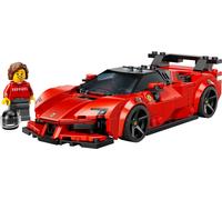 LEGO Speed Champions Ferrari SF90 XX Auto Sportiva Stradale - Macchina Giocattolo con Minifigure da Collezione - Idea Regalo di Compleanno per Bambini da 9 Anni Fan degli Sport Motoristici - 77254