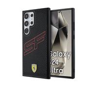 FERRARI Struttura traforata COVER per Samsung Galaxy S24 Ultra, Nero