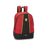 Franco Cosimo Panini FERRARI - Zaino Scuola Media, Superiore E Elementare Con Ampi Vani Centrali Con Chiusura A Zip E Spallacci Regolabili, Cm 28x40hx15,5 - Rosso