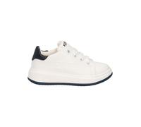 Ferre' Sneakers Junior in Ecopelle Con Lacci e Cerniera - BIABLU (Bianco/Blue)