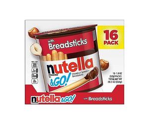 Ferrero Diffusione Nutella & Go Hazlenut con grissini 16 Pack - 1.8 oz Ogni