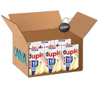 Ferrero Duplo White Big Pack con 18 Barrette al Cioccolato Bianco con Wafer Incartate Singolarmente 327,6g [CAIYA® BOX da 6 Confezioni]