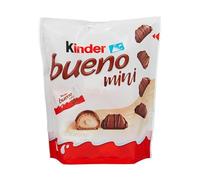 Ferrero Kinder Bueno Mini Wafer Farcito al Latte e Nocciole Ricoperto di Cioccolato 108g
