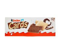 Ferrero Kinder Cards 128 g - 20 Confezioni - Biscotti Wafer Kinder