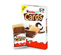 Ferrero Kinder Cards - NUOVA CONFEZIONE 2022 - Scatola con 3 astucci da 2 pezzi - 76,8 gr