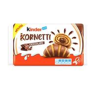 Ferrero, Kinder Kornetti - Cornetti Croissant Ripieni al Cioccolato 252 g - Novita
