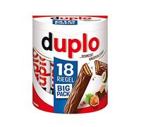 Ferrero Kinder Nuovo Duplo Big Pack 18 Barrette Incartate Singolarmente - 328g