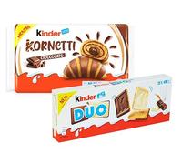 Ferrero Mix, Kinder Kornetti 252 g + Kinder Duo 150 g - Introvabili Doppio Gusto Doppia Novita