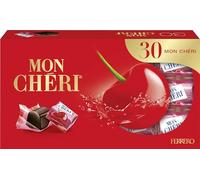 Mon Chéri - 30 Specialità al Cioccolato Fondente Con Ripeno al Liquore e Ciliegia, Senza Glutine, Idea Regalo, Confezione da 305 gr