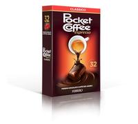 Ferrero Pocket Coffee - 32 Specialità Ripiene di Caffè Liquido, 100% Arabica, Racchiuso in un Guscio di Finissimo Cioccolato, Senza Glutine, Confezione da 400 gr
