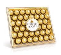 Ferrero Rocher - 42 Specialità al Cioccolato al Latte e Nocciola, Racchiuse in una Elegante Scatola Natalizia, Idea Regalo Natale, Compleanno e Anniversario, Confezione da 525 gr