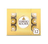 FERRERO ROCHER ITALIAN CHOCOLATE HAZELNUT CANDY 12 PC BOX