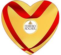 Ferrero Rocher Maxi Scatola Regalo Cuore Edition 2025 Cioccolatini al Latte con Ripieno Cremoso e Nocciola Intera 162,5g