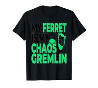 Ferret Il Mio Furetto è Il Mio Caos Gremlin Maglietta