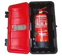 Ferretelix® Armadietto in PVC per Estintore da 6 kg ABC | Uso Esterno | Alta Resistenza | Protezione Antincendio