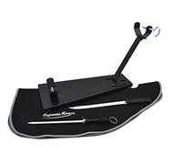 FERRETERIA LEPANTO Porta prosciutto Pieghevole, più Set da Taglio Formato da Coltello prosciutto + Acciaio per affilare + Coperchio prosciutto