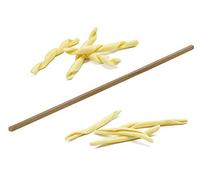 Ferretto per pasta fresca o Ferro per fusilli alla calabrese, in ottone, lunghezza 30 cm e base 5x5 mm. Qualità Made in Italy