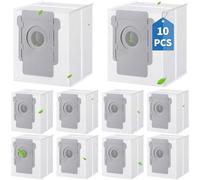 FERRGIA 10 Sacchetti di Ricambio Aspirapolvere per iRobot Roomba,Compatibili i7 i7+ i3 i3+ i4 i4+ i6 i6+ i8 i8+ j7 j7+ S9 S9+ E5 E6 E7-Filtrazione Efficiente 99% per Roomba Aspirapolvere Clean Base