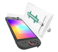 FERRGIA 3 Pezzi Vetro Temperato per Nintendo Switch 2 Model 2025,Pellicola Salvaschermo con Kit di Allineamento Automatico,Installazione Facile,Durezza 9H,Senza Bolle,Antigraffio,Anti-impronta