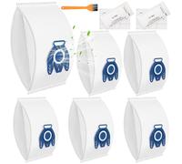 FERRGIA 6 Sacchetti Aspirapolvere per Miele GN HyClean 3D Efficiency | Compatibili con Classic C1,Complete C2/C3,S8,S5,S2,Serie S400-S8999 | Inclusi 2 Filtri Motore,2 Filtri Aria e 1 Spazzola Pulizia