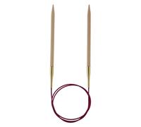 Ferri circolari fissi KnitPro Basix 100 cm x 6,5 mm, colore betulla