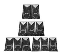 Ferri circolari per cucito, 11 pezzi, misura 43, 65, 80 cm, per artigianato, per diversi tipi di lavoro a maglia (80 cm)