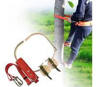 Ferri da arrampicata per arrampicata su alberi, attrezzatura per arrampicata su alberi, cinghia per piedi per elettricisti, antiruggine, resistente all'usura, ideale per la raccolta della frutta