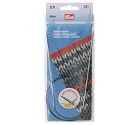 Ferri da maglia circolari Ottone 80 cm 2.00 mm Argento col