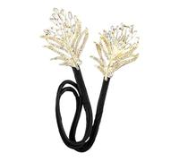 Ferri per capelli a sfera, con strass e piume di lusso, per capelli intrecciati di alta qualità, fermagli per capelli, utensili per la produzione di , elegante fermacapelli da donna