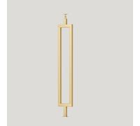 Ferri per scale, Montanti for balaustre in metallo for scale interne, montanti for ringhiere for moderne(Gold,85cm/33.46in)