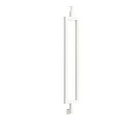 Ferri per scale, Montanti for ringhiere delle scale, montanti for balaustre in metallo(White,95cm/37.40in)