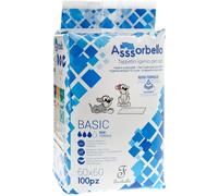 Ferribiella 1 CONF. 60 x 60 cm 100 pz Tappetini Igienici per Animali Assorbello BASIC