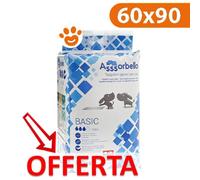 Ferribiella Assorbello Basic (60x90) Tappetini Igienici Assorbenti - Ferribiella Assorbello Basic (60x90) Tappetini Igienici Assorbenti - Confezione Da 100 Tappetini - CONFEZIONE RISPARMIO