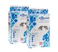 Ferribiella Assorbello BasicTappetini igiene per cane, 2 x 100 pezzi, 60 x 60 cm