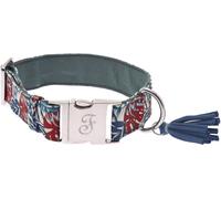 Ferribiella Collare Kami Collection Regolabile per Cani Verde L 3,8x35-56cm