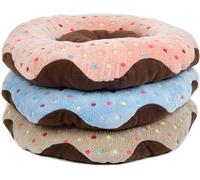 Ferribiella Cuscino Ciambella Morbida per Cani e Gatti ø 60 cm Beige