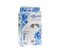Ferribiella IGN020 Tappetini Igienici per Cani, Basic, 60x90 cm, Bianco - 200 Ta