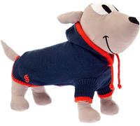 Ferribiella Maglioncino per Cani Scintilla con Cappuccio Blu 33 cm