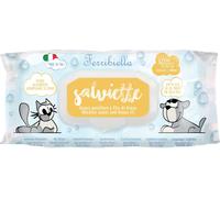 Ferribiella Salviette Detergenti per Cani e Gatti con Acqua Micellare e Olio di Argan Biologico 12 CONFEZIONI