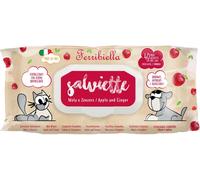 Ferribiella Salviette Detergenti per Cani e Gatti Mela e Zenzero 40 Pezzi