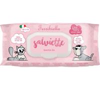 Ferribiella Salviette Sensitive Biologiche per Cani e Gatti 40 Pezzi
