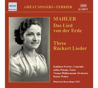 Ferrier - Patzak - Das Lied Von Der Erde, 3 R Ckert-Li