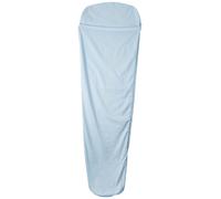 Ferrino Comfort Liner Mummy, Sacco Lenzuolo Azzurro, 220x80x50 cm Single