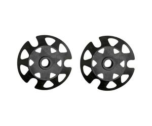 Ferrino, copia rotelle ricambio per bastoncini da trekking, diametro 10 cm, nero