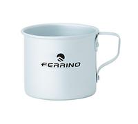 Mug ferrino tazza in alluminio anodizzato con manico grigio